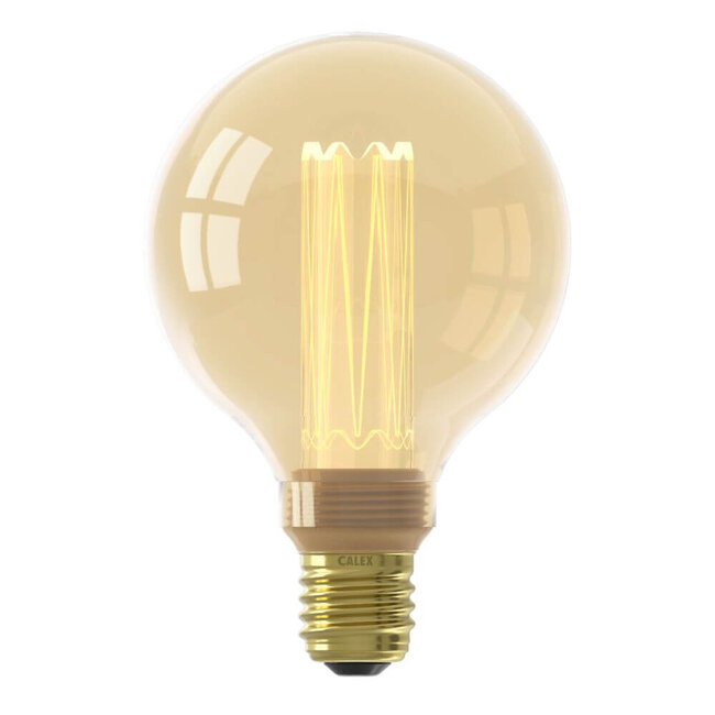 Calex Crown Ampoule LED - E27 - G95 - Or - 3,5W - Dimmable
