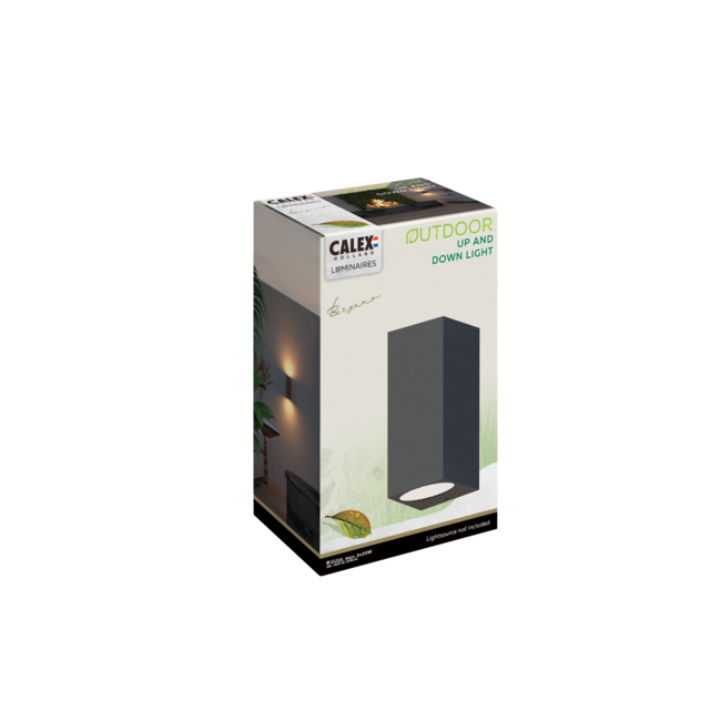 Calex Applique LED - Up & Down - 2x GU10 - Noir