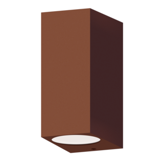 Calex Calex LED Wandlamp - Up & Down - 2x GU10 - Roest