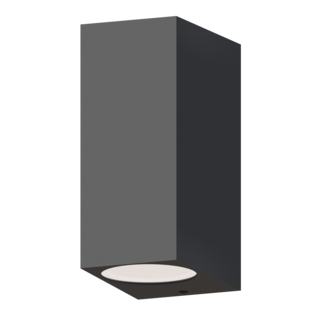 Calex Calex LED Wandlamp - Up & Down - 2x GU10 - Grijs