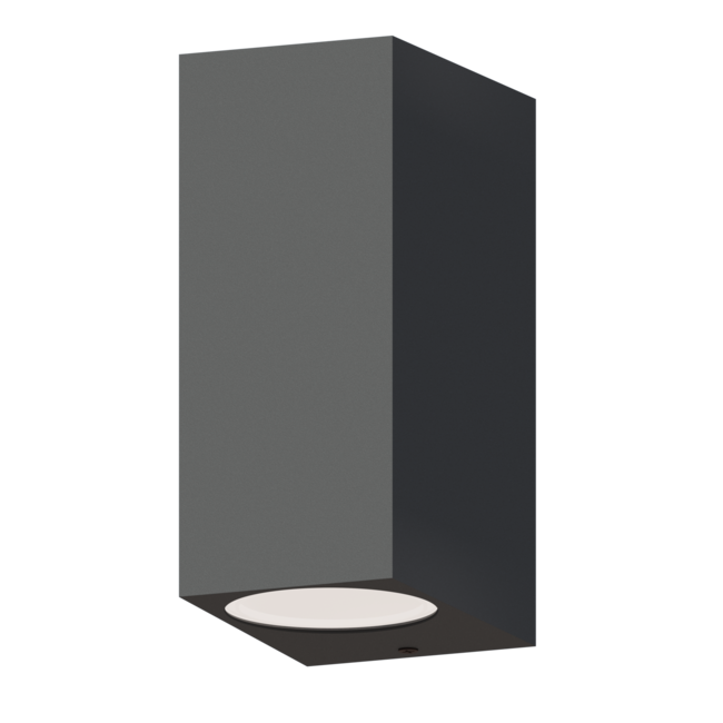 Calex LED Wandlamp - Up & Down - 2x GU10 - Grijs