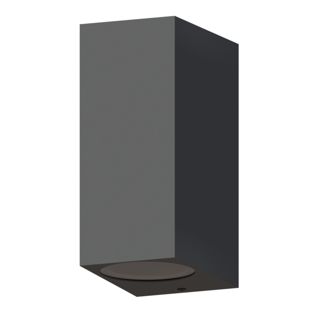 Calex LED Wall Lamp - Up & Down - 2x GU10 - Gray