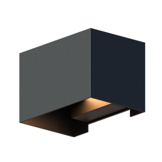 Calex Applique d'extérieur Calex - Rectangulaire - Noir