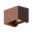 Calex Outdoor Wall Lamp - Rectangle - Rust