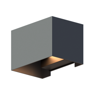 Calex Calex Venice LED Wall Light Up & Down Anthracite