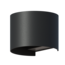 Calex LED Wall Light Oval - Up & Down - Noir - Lumière blanc chaud - 7W