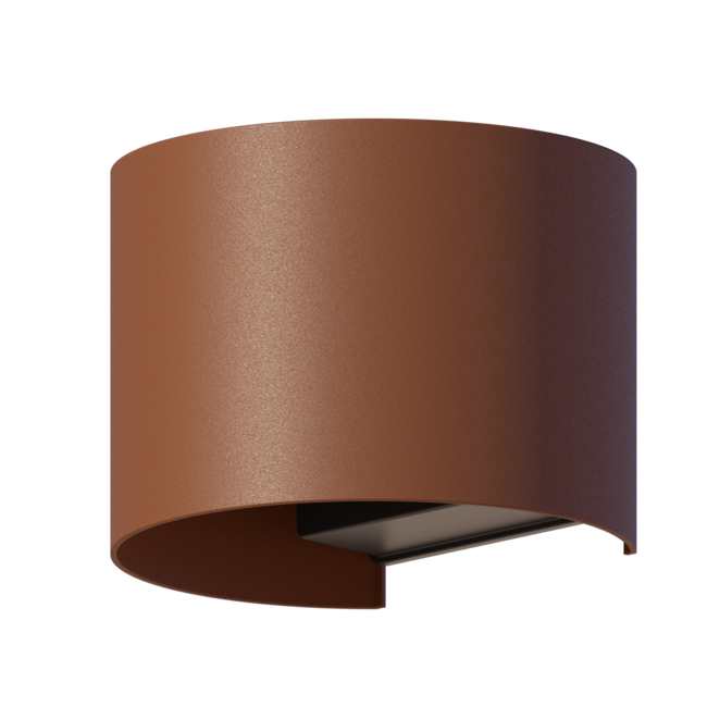 Calex LED-Wandleuchte Ovaal - Up & Down - Rost- Warmes Weißlicht - 7W - Copy