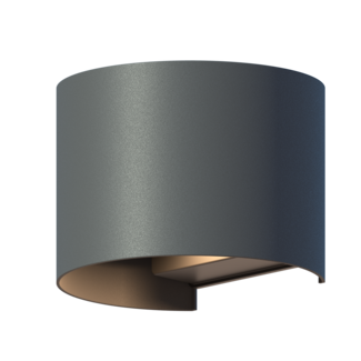 Calex Calex LED Wall Light Oval - Up & Down - Rust - Warm White Light - 7W - Copy - Copy