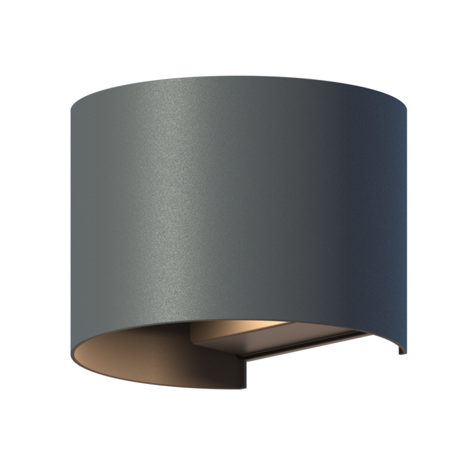 Calex LED-Wandleuchte Ovaal - Up & Down - Rost- Warmes Weißlicht - 7W - Copy - Copy