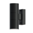 Applique LED Calex en acier inoxydable - Montée et descente - 2x GU10 - Noir