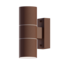Applique LED Calex en acier inoxydable - Montée et descente - 2x GU10 - Rouiller