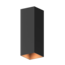 Calex Applique LED - Haut et Bas - Noir - Lumière blanc chaud - 8W