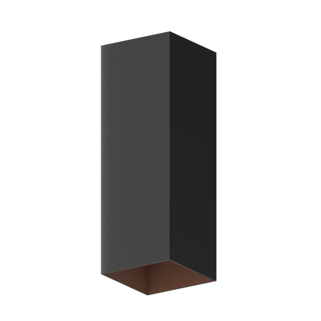 Calex LED Wall Light - Up & Down - Black - Warm White Light - 8W