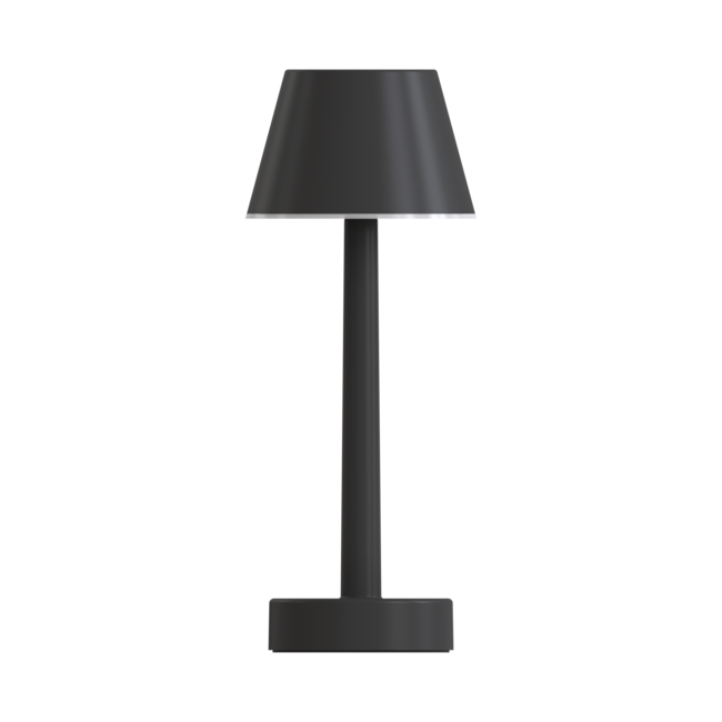 Calex Lucca Rechargeable Table Lamp - Outdoor - Black - 5W