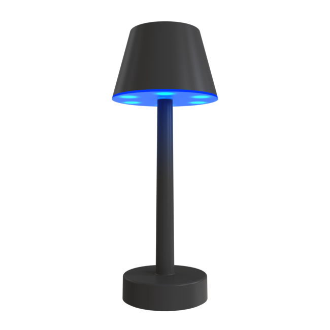 Calex Lucca Lampe à poser rechargeable - Extérieur - Noir - 5W