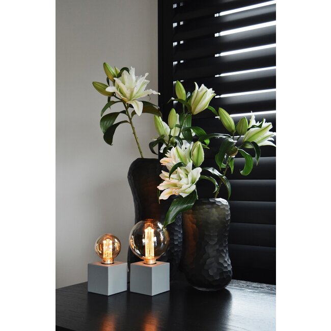 Calex LED Glassfiber GLS Lampe A60 Gold SMD 220-240V 3.5W 120lm 1800K E27 gradation via variateur LED