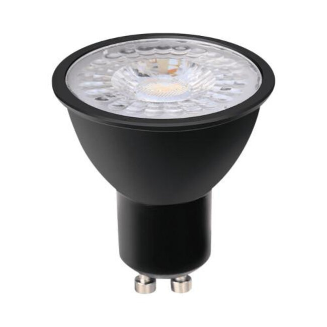 Calex LED GU10 2700K 400lm 4,9W Full black plastic dimmable