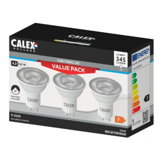 Calex Calex Reflector GU10 SMD 220-240V 3PACK
