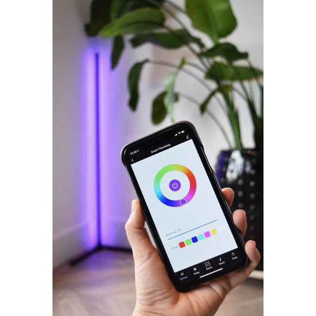 Calex Smart Floorlamp RGB warm white 220-240V 500lm 3000K incl. Fernbedienung