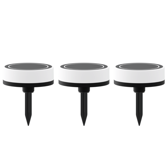 Calex smart outdoor set of 3 ground spots 24V