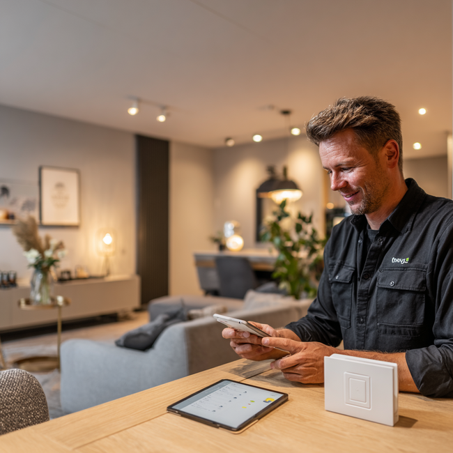 Slimme verlichting, zorgeloos geïnstalleerd door een professional