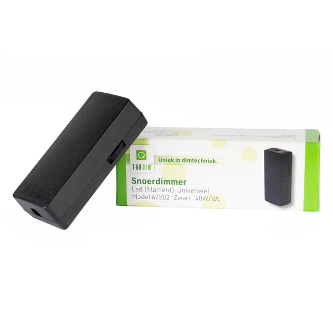 62202 LED Snoerdimmer Zwart | 1-40W