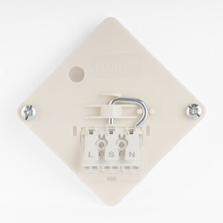 Tradim Zentraldeckel, quadratisch, mit 3x Steckklemme