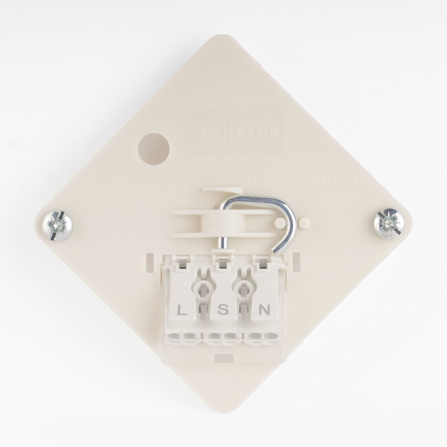 Tradim centraaldoosdeksel vierkant met 3x insteekklem