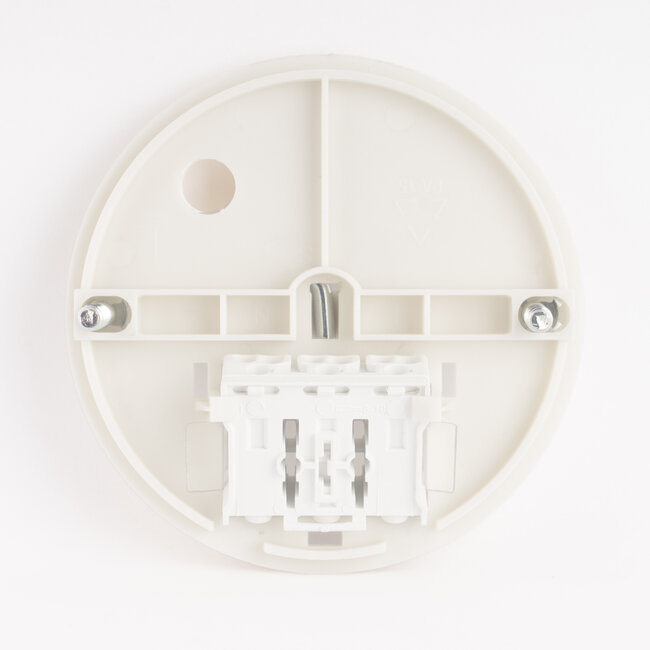 Tradim round junction box cover with 3x plug-in terminal