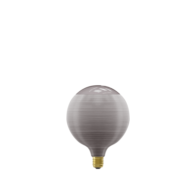 Calex Silk G125 Grey Spiraal filament 220-240V 4W 80lm 1800K E27 Dimbaar met LED dimmer