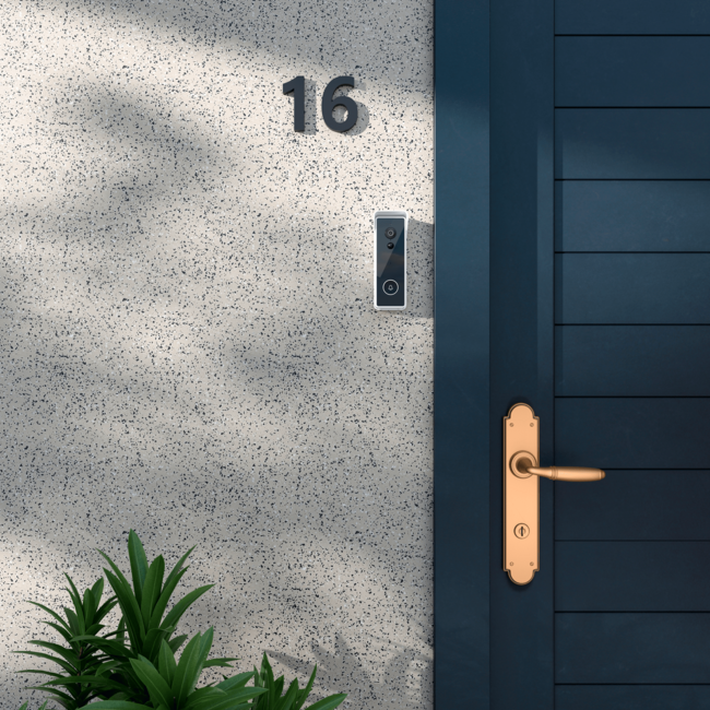 Calex Smart Battery Video Doorbell + Chime