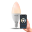 Calex Smart Kaars B35 Softline Straight filament 220-240V 4.9W 470lm 2200-4000K E14 Dimbaar met app