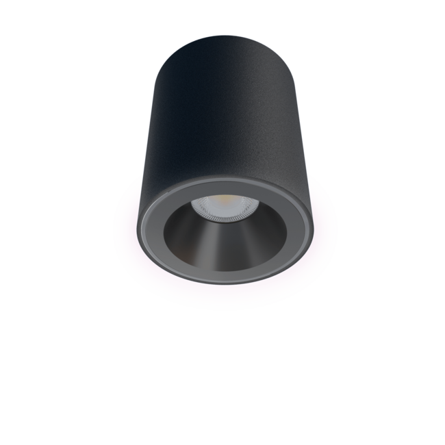 Calex Smart Halo Surface Mounted Spot Black, 6.5W, 2700-6500K+RGB, IP20, 15000hrs