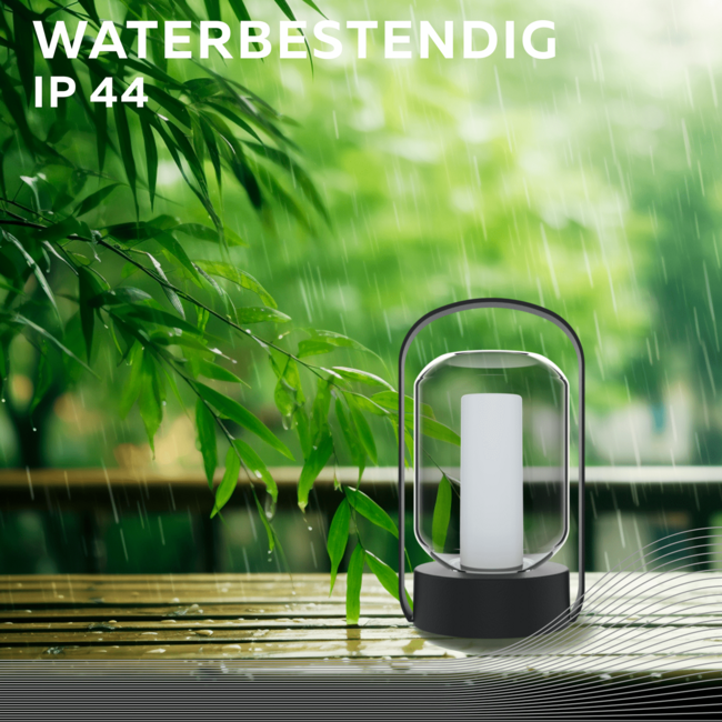 Calex Outdoor Battery Rechargeable Lantaarn SMD 100-300-500LM 1700K 3.7V Flame Effect ( Como)