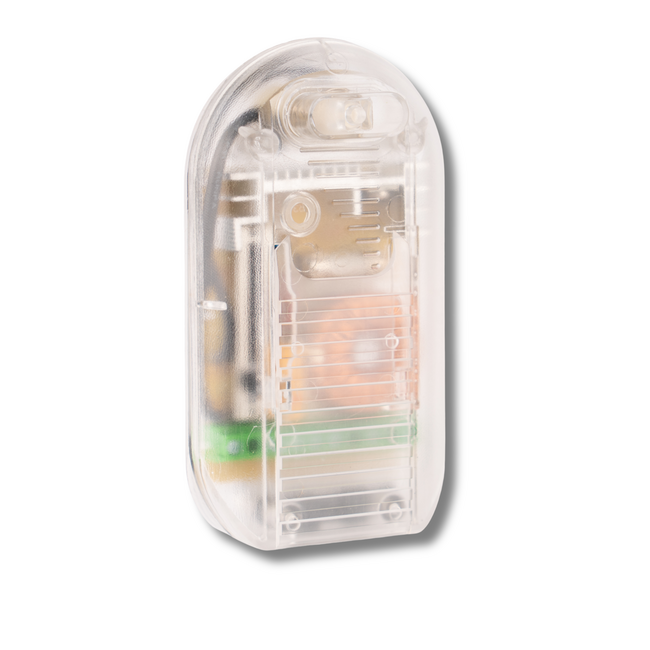 31030 vloerdimmer met schakelaar 2-lamps 40-500 Watt transparant