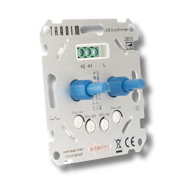 2600 LED duo dimmer Einstiegsmodell  2x 3-100W