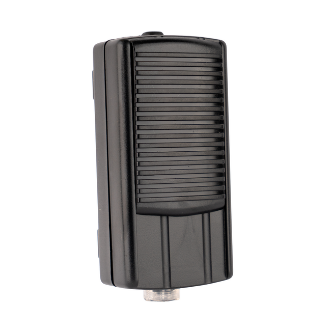 Tradim 11072 Variateur de Sol Halogène 12V avec Transformateur | Variation 20-60W | Interrupteur Coulissant | Noir