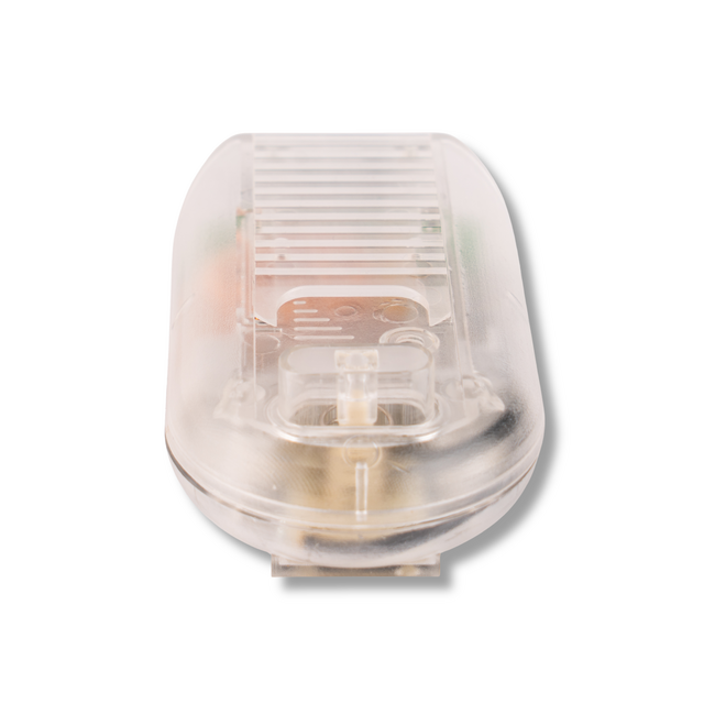 31030 Bodendimmer mit 2-Lampen-Schalter 40-500 Watt Transparent