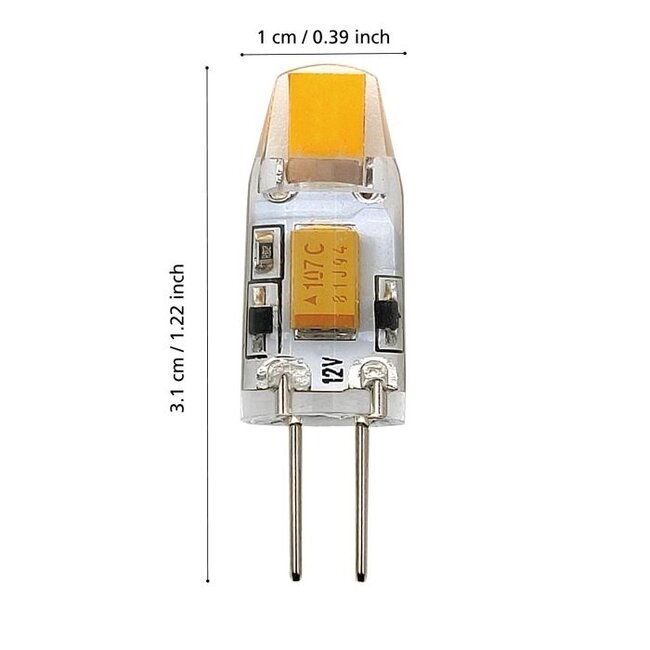 EGLO LED capsule lamp G4 / 1,2 W, 2 pcs.