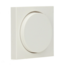 Dimmer knob including insert for Gira Standard 55 faceplate – Suitable for all our wall dimmers – Pure white matt