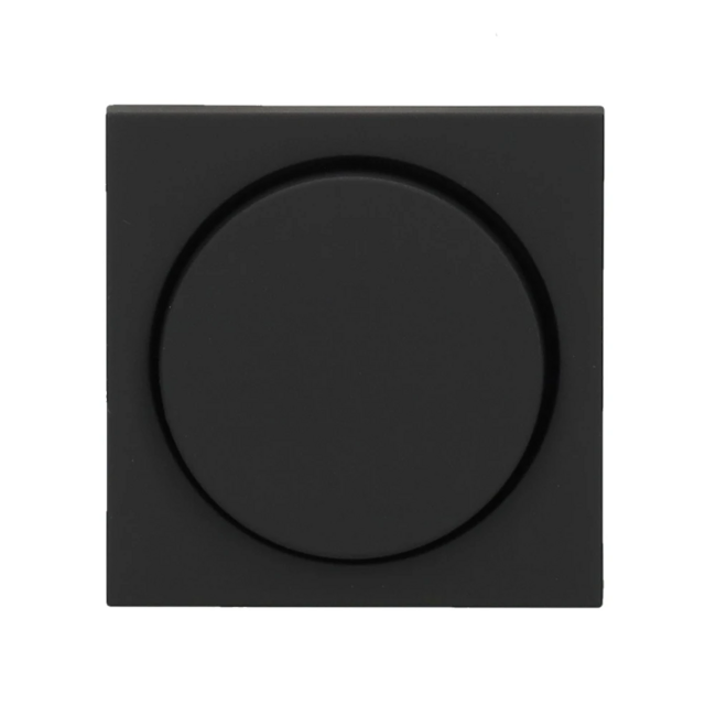 Dimmer knob including insert for Gira System 55 faceplate – Suitable for all our wall dimmers – Matte black