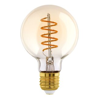 Eglo EGLO LED Lampe amber E27 G80 7W Dim to Warm