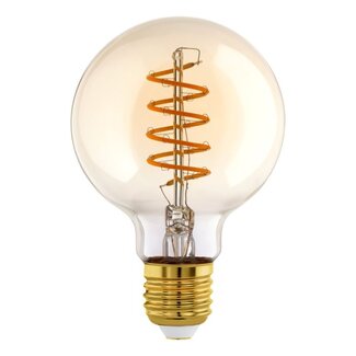 Eglo EGLO LED Lampe amber E27 G95 7W Dim to Warm