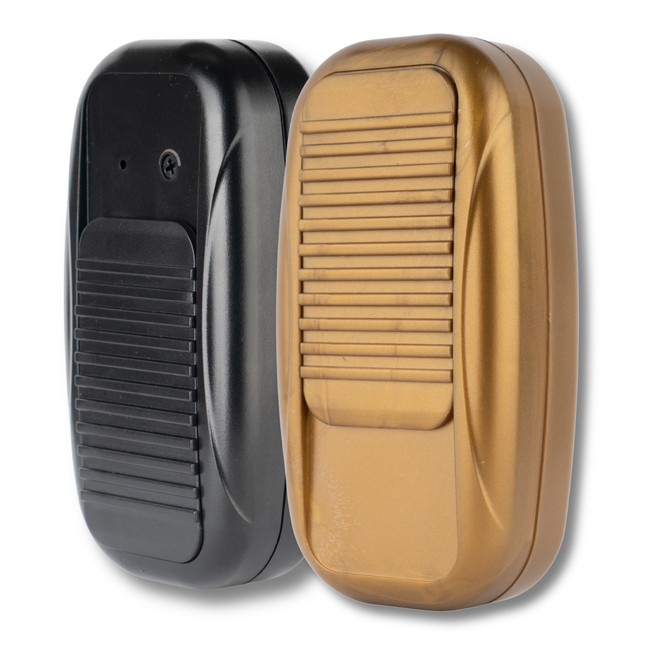 Tradim 24V LED floor dimmer with integrated driver 1-25W for LED lighting available in black or gold