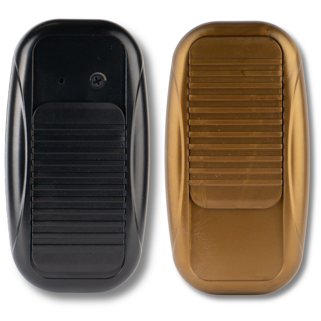 Tradim 24V LED floor dimmer with integrated driver 1-25W for LED lighting available in black or gold