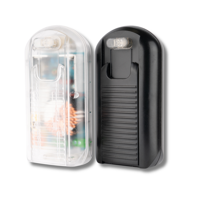 Tradim 12V Halogen Fußdimmer mit integriertem Transformator 35-150W in transparent oder schwarz - Ersatz für Kaoyi KFT-15022 und KFT-15022S