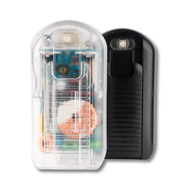 Tradim 12V halogeen vloerdimmer met geïntegreerde transformator 35-150W in transparant of zwart - vervanger voor Kaoyi KFT-15022 en KFT-15022S