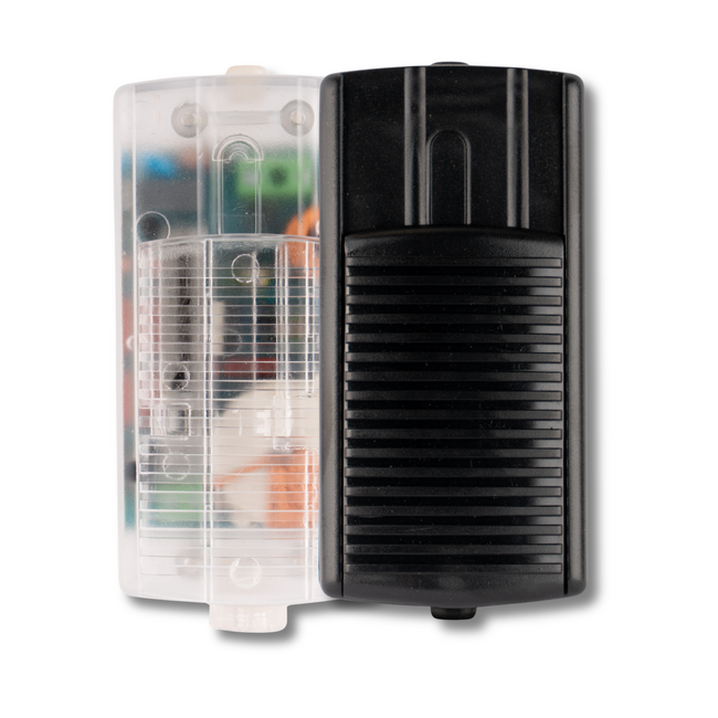 Tradim 12V Halogen Fußdimmer mit Transformator 20-60W transparent und schwarz Ersatz für Kaoyi KFT-6022 und KFT-6022TR