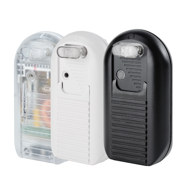 Tradim 230V Schnurdimmer mit Schalter für Halogen- und Glühlampen 40-500W Ausführungen für 1 oder 2 Lampen in transparent weiß schwarz