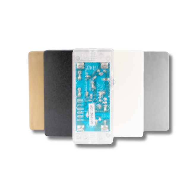 Tradim Schnurdimmer 230V, für LED, Halogen und Glühlampen, 1-250W, mit Drehregler, transparent, weiß, schwarz, silber, gold/bronze